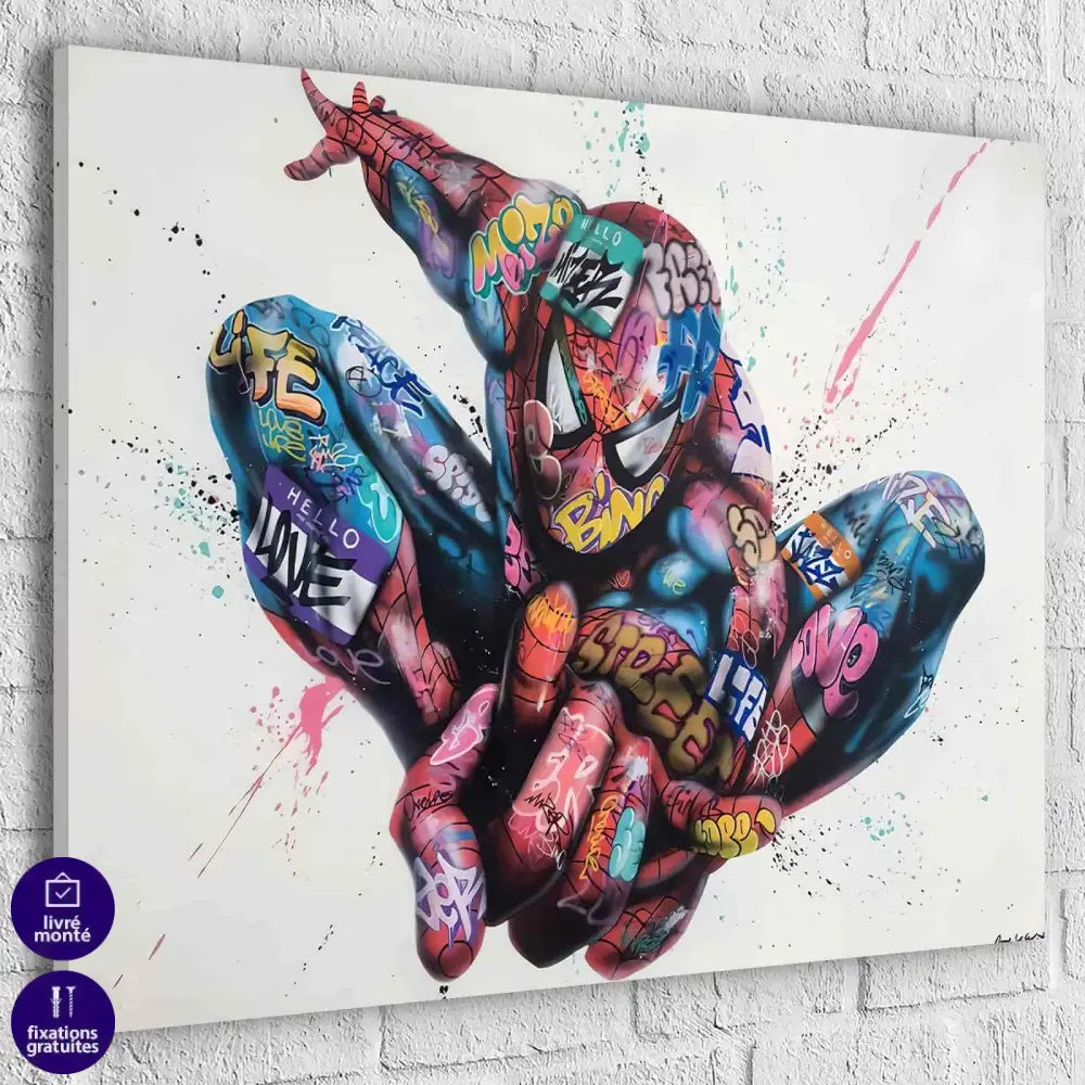 Tableau Marvel Spiderman Graf - Montableaudeco