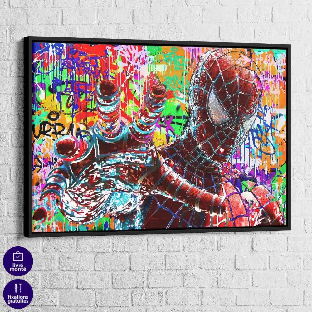 Tableau Marvel Spiderman Tag - Montableaudeco