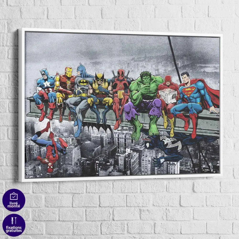 Tableau Marvel Super Héros No Job - Montableaudeco