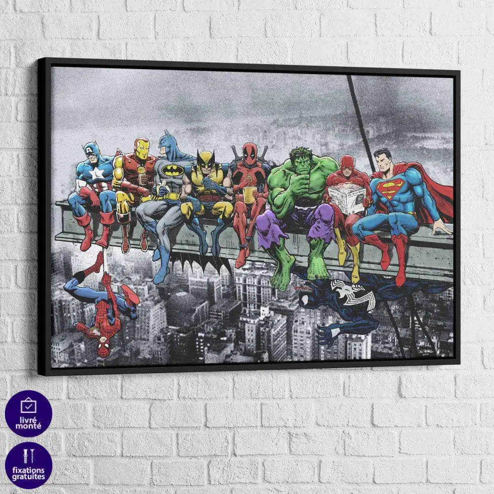 Tableau Marvel Super Héros No Job - Montableaudeco