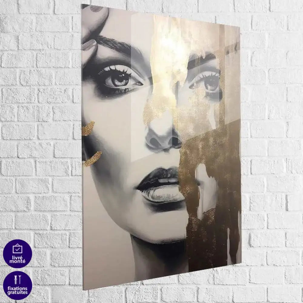 Tableau Moderne Aura de Glamour 40x60cm / Plexiglas Tableau moderne