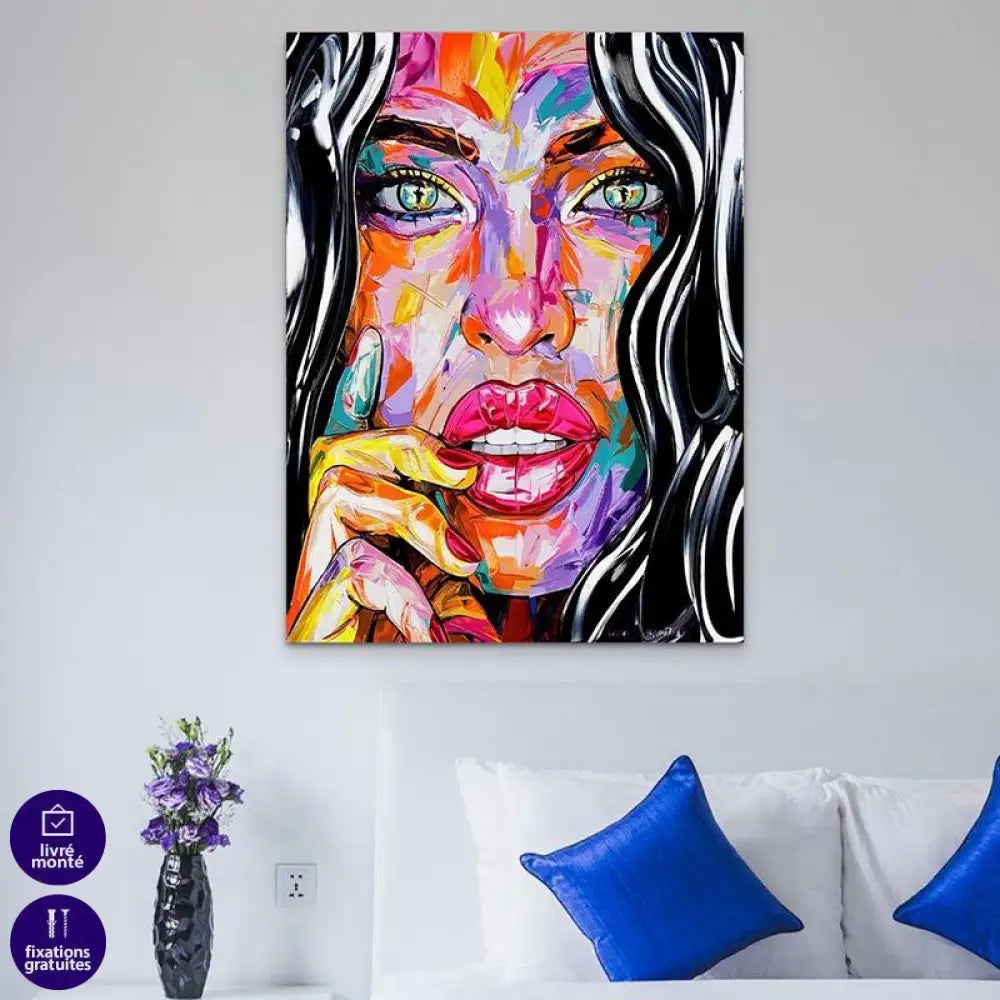 Tableau Moderne Femme Fatale - Montableaudeco