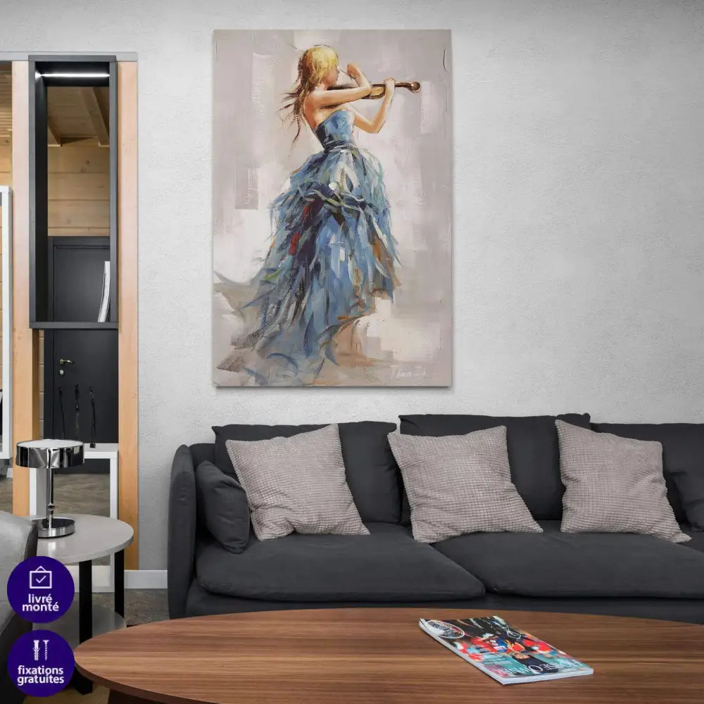 Tableau Moderne La Violoniste - Montableaudeco