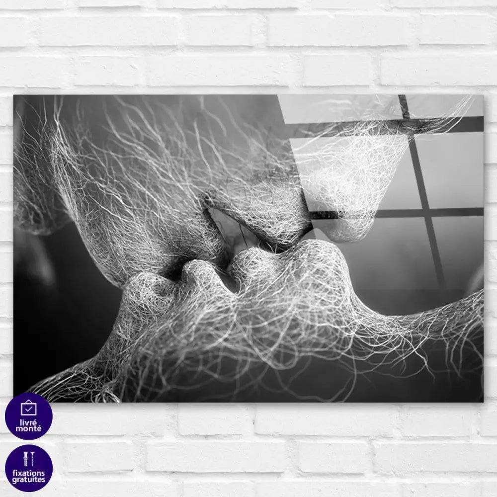 Tableau Moderne Le Kiss - Montableaudeco