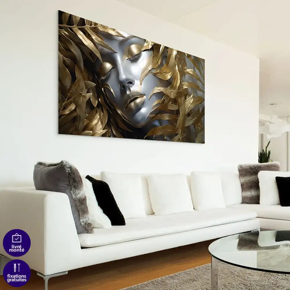 Tableau Moderne Silence d’Or Tableau moderne