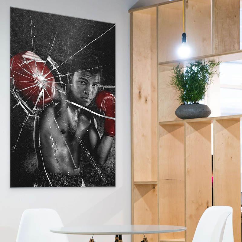 Tableau Mohamed Ali Broken - Montableaudeco