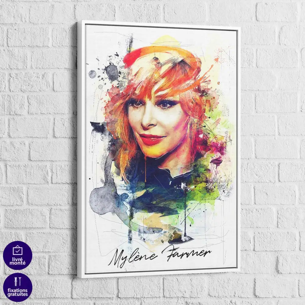 Tableau Mylène Farmer Edition Limitée - Montableaudeco