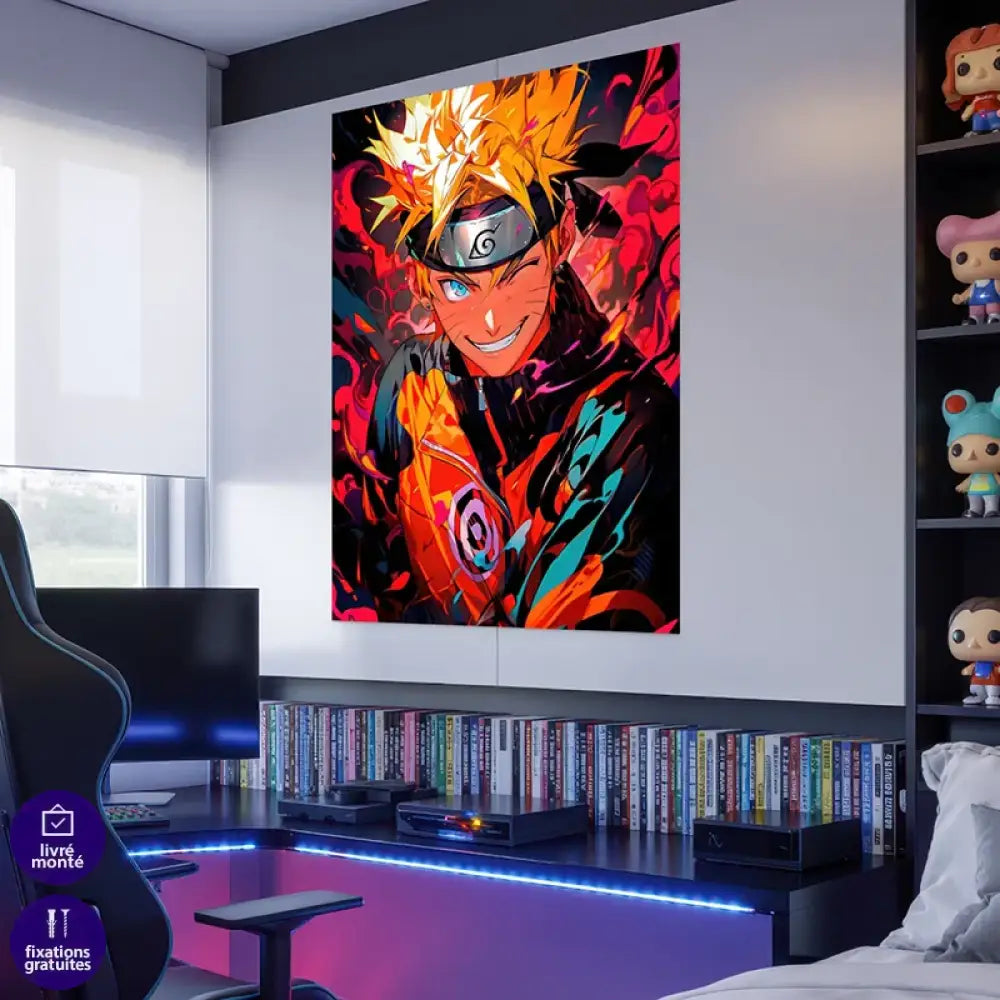affiche murale Naruto clin d’œil bandeau Konoha