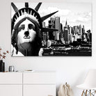 Tableau New York Noir et Blanc Liberty - Montableaudeco