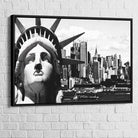 Tableau New York Noir et Blanc Liberty - Montableaudeco