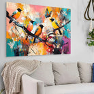 Tableau Oiseau Sur la Branche