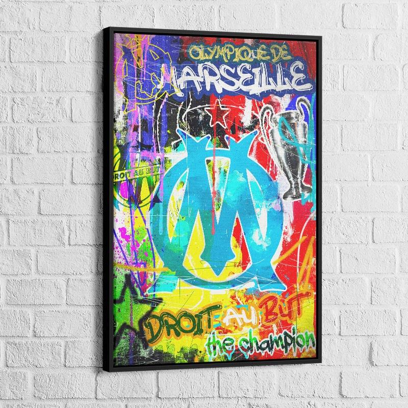 Tableau Olympique de Marseille Urbain - Montableaudeco