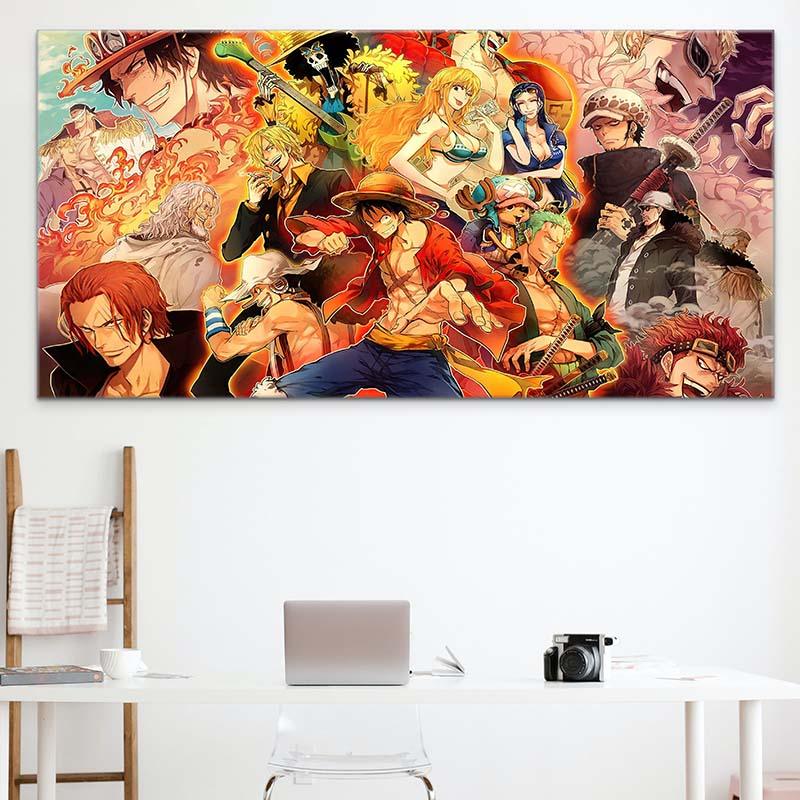 Tableau One Piece Héros - Montableaudeco