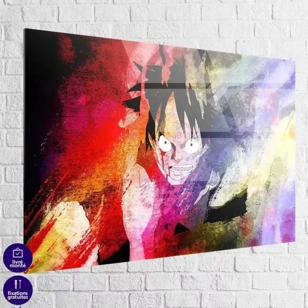 Tableau One Piece Luffy Coloré - Montableaudeco