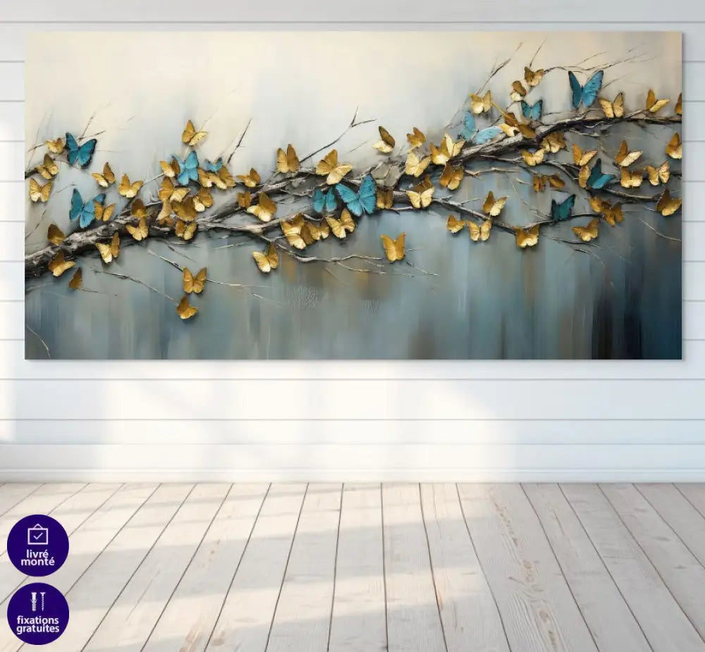 Tableau Papillon Symphonie Aérienne 1