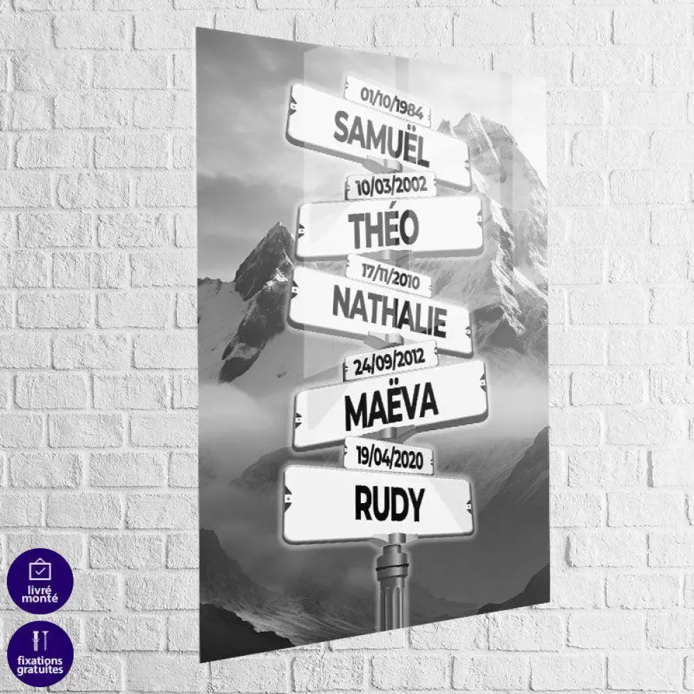 Tableau Personnalisé Prénoms | Les Promos -25% et Livraison Gratuite b