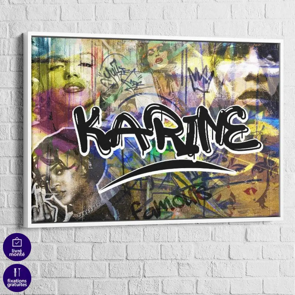 Tableau Personnalisé Prénoms Fille ou Garçon - Montableaudeco