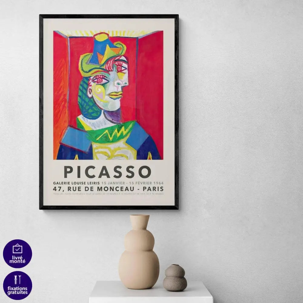 Tableau Picasso | Affiche Expo Vintage | Profitez Des Promos
