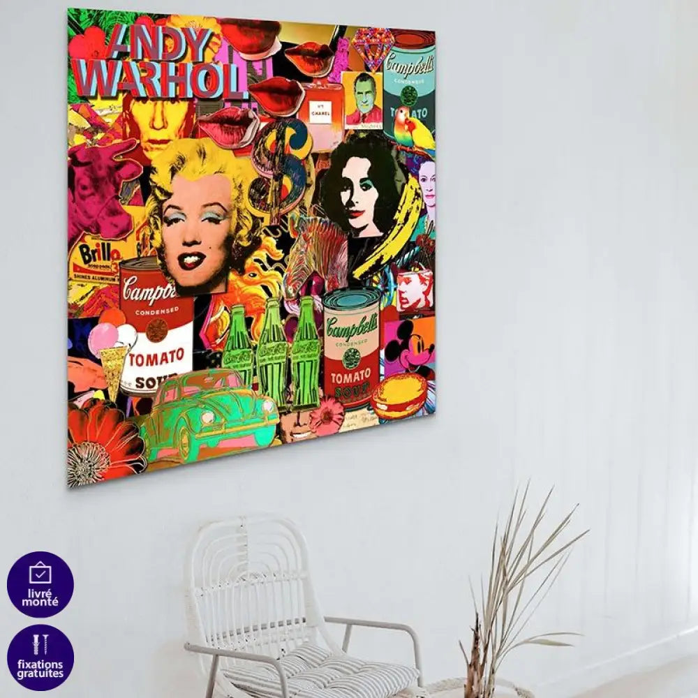 Tableau Pop Art Andy Warhol - Montableaudeco