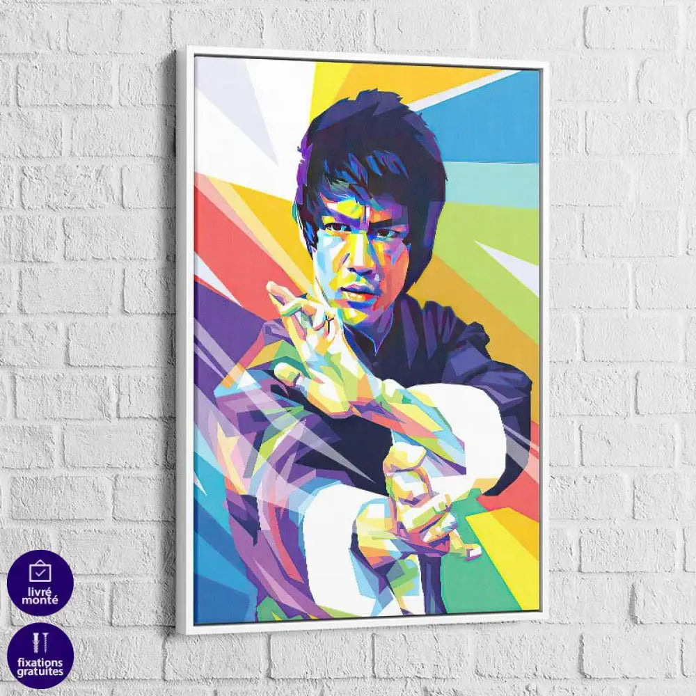 Tableau Pop Art Bruce Lee - Montableaudeco