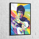 Tableau Pop Art Bruce Lee - Montableaudeco