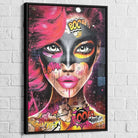 Tableau Pop Art Wonder Pop Cadre noir