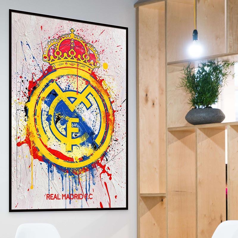 Tableau Real Madrid Graffiti - Montableaudeco