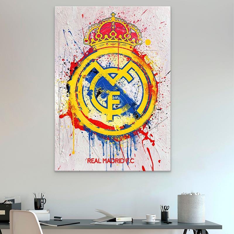 Tableau Real Madrid Graffiti - Montableaudeco