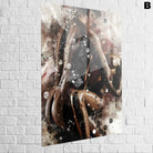 nu artistique moderne finition brillante plexiglas