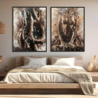 art abstrait sensuel corps en mouvement moderne