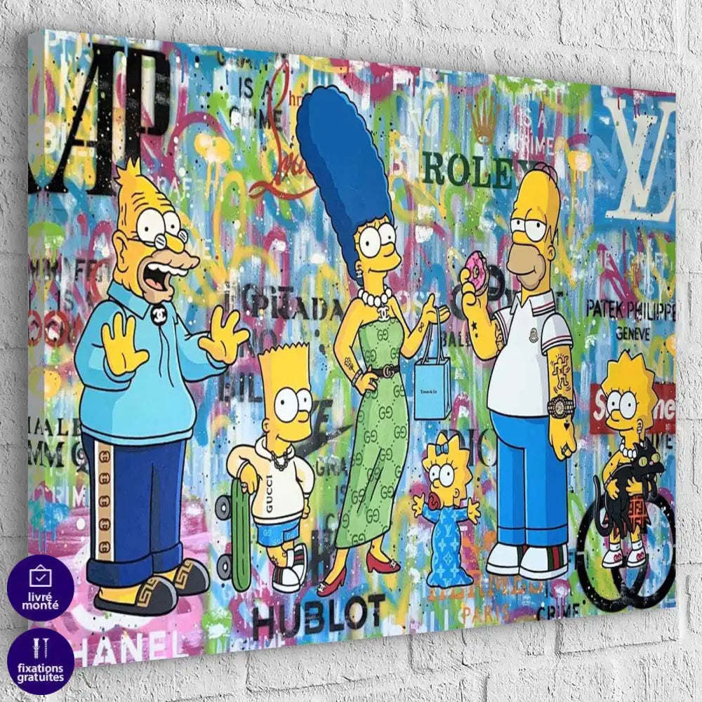 Tableau Simpson Fashion - Montableaudeco