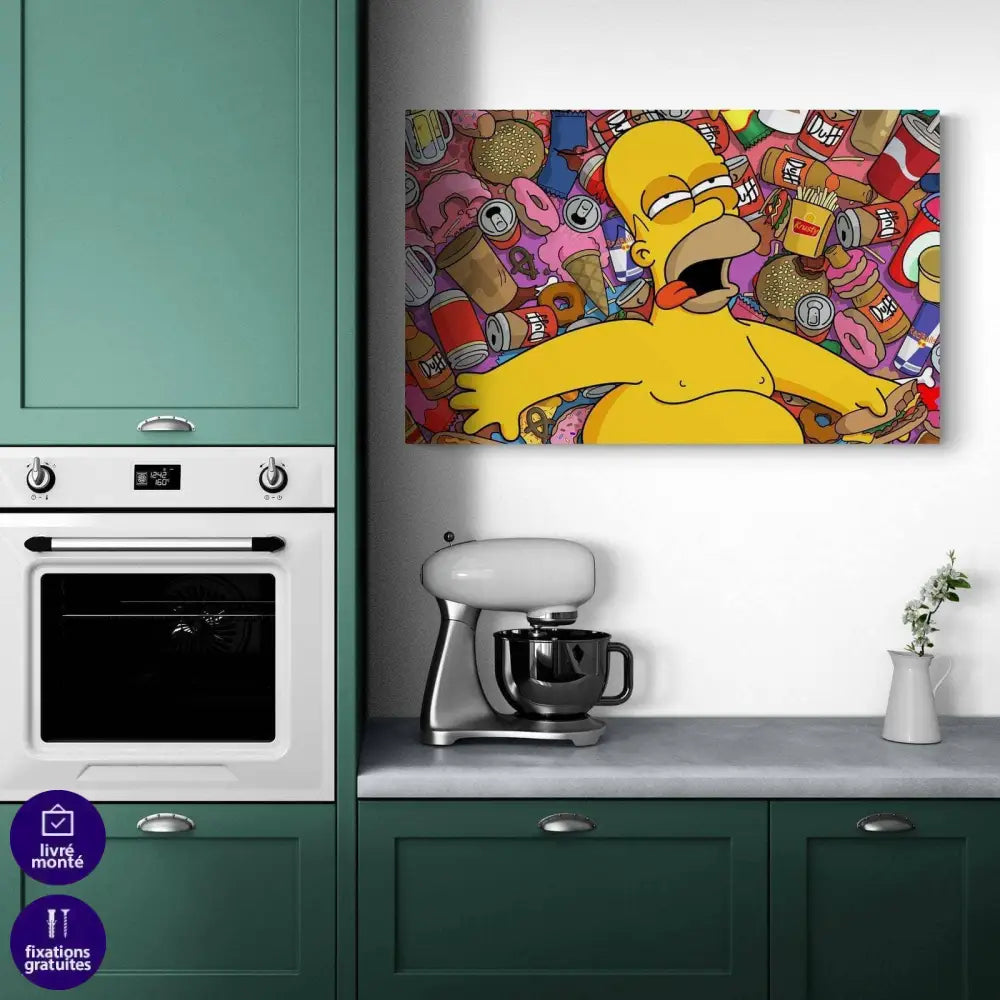 Tableau Simpson La Duff D'Omer - Montableaudeco