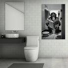 Tableau Singe aux Toilettes Tableau Singe