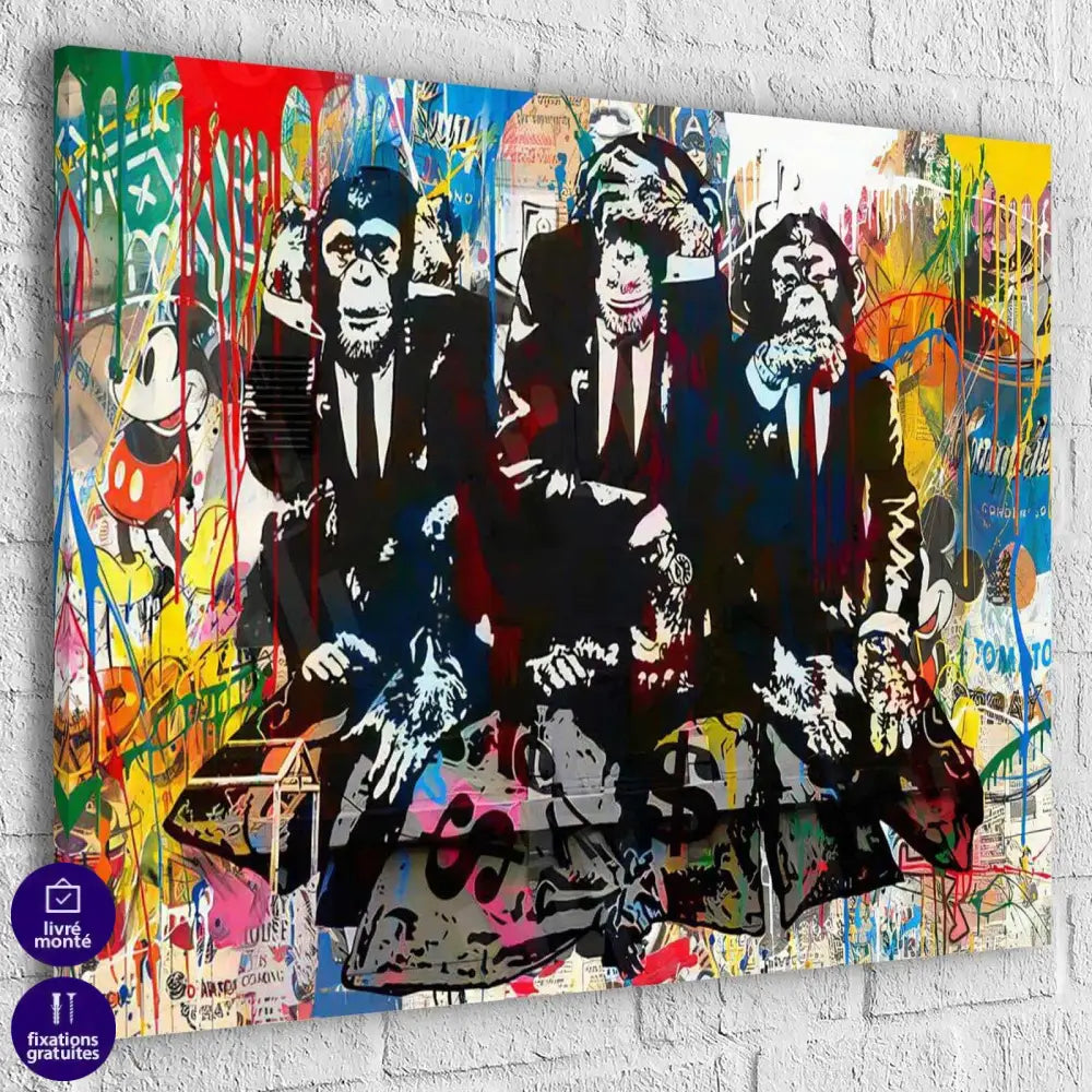 Tableau Singe Pulp - Montableaudeco