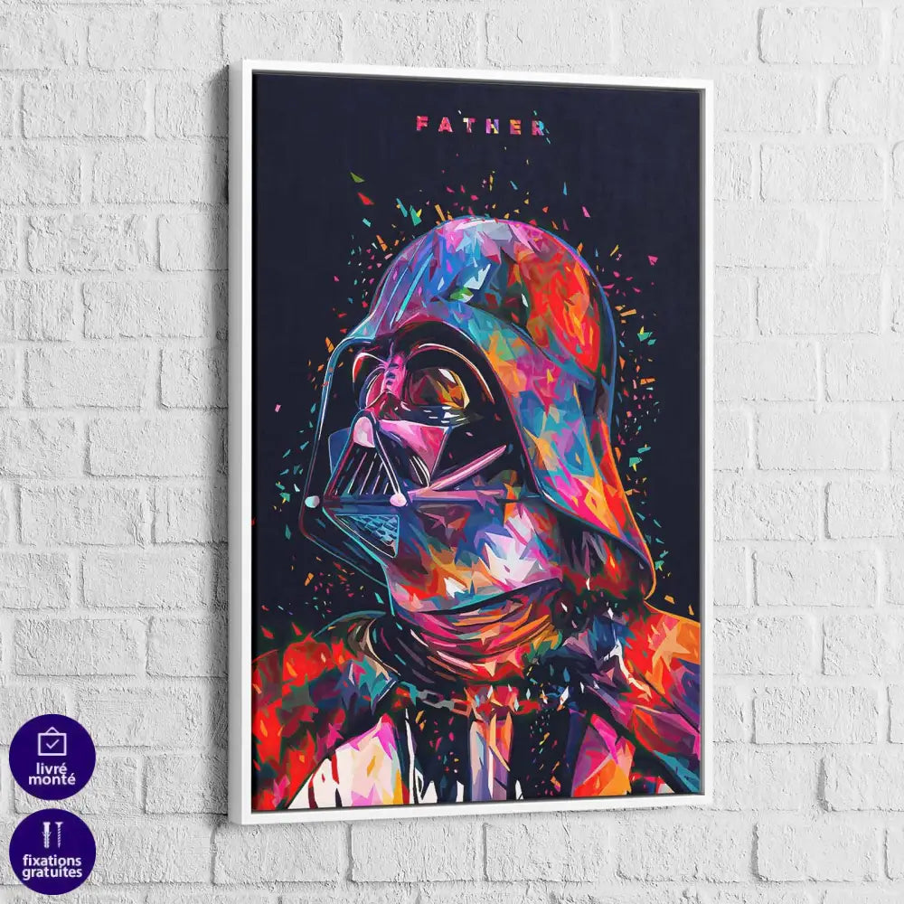 Tableau Star Wars Dark Vador Father - Montableaudeco