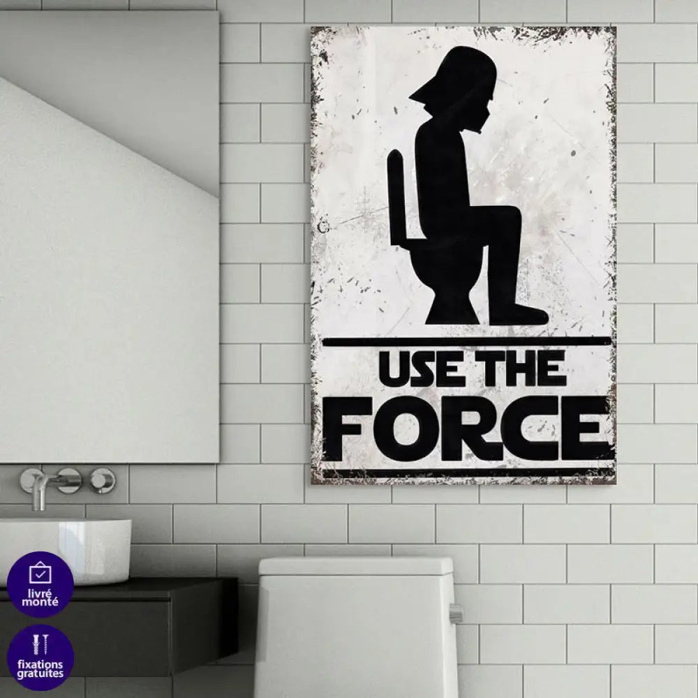 Tableau Star Wars Use The Force 40x60cm / Affiche sans cadre Tableau Star Wars