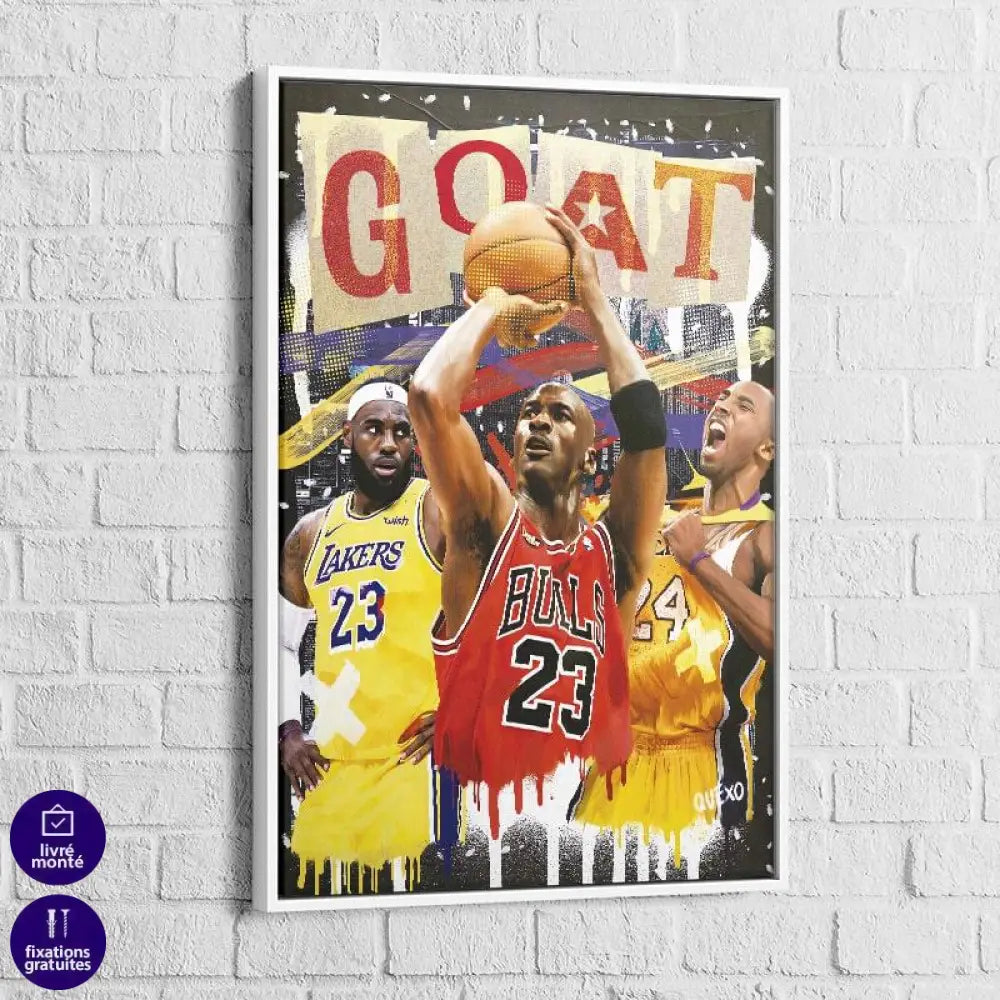 Tableau Street Art Basketball Légend - Montableaudeco
