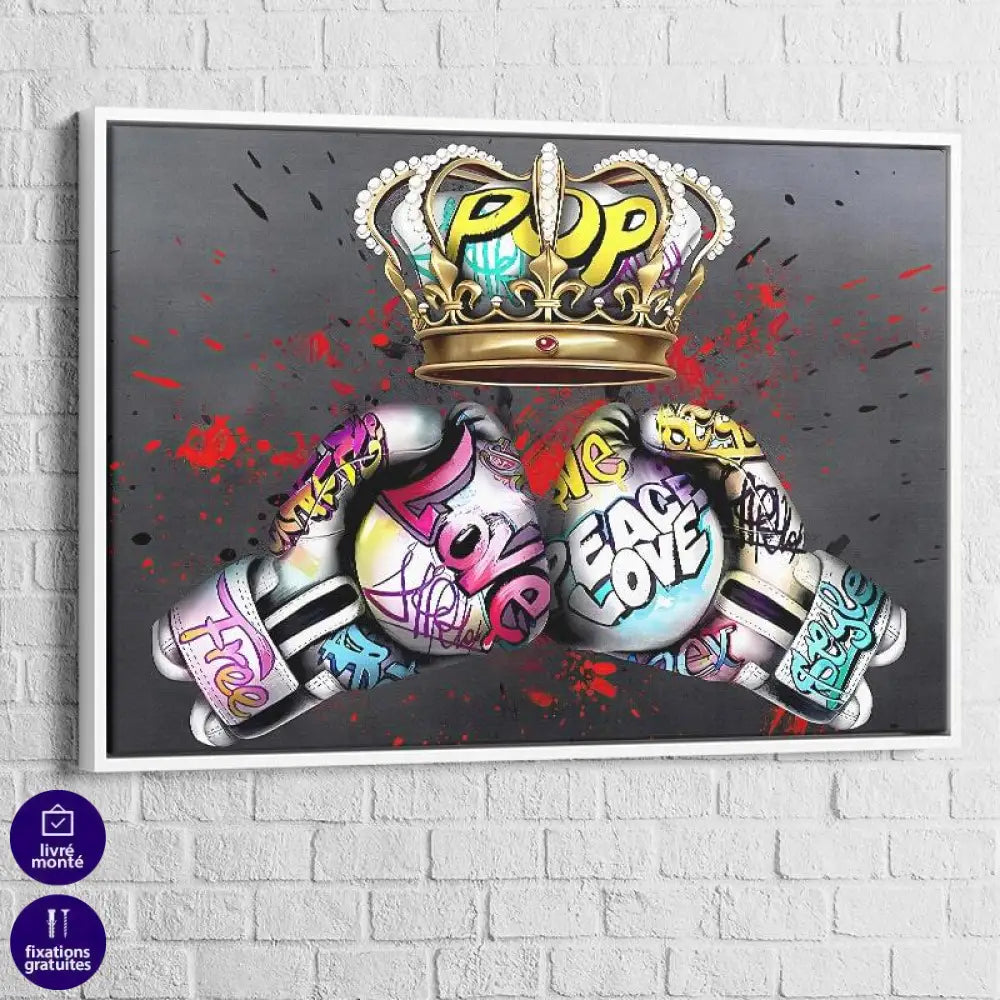 Tableau Street Art Boxing Royale - Montableaudeco
