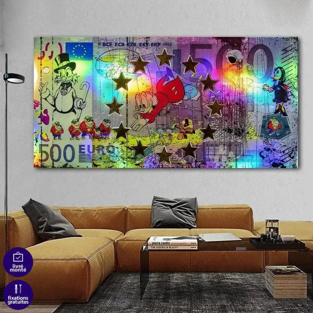 Tableau Street Art Disney Cartoon 500€ - Montableaudeco
