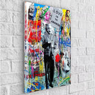 Tableau Street Art Einstein L'amour est la Réponse - Montableaudeco