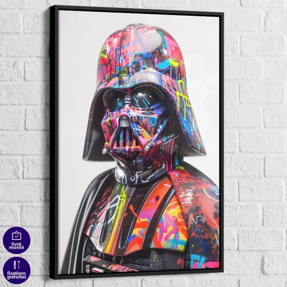 œuvre murale Stormtrooper LV et Darth Vader

