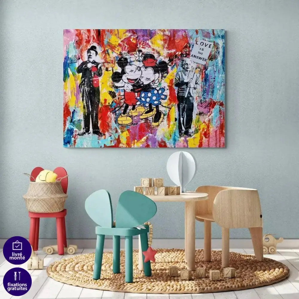 Tableau Street Art Love Me - Montableaudeco