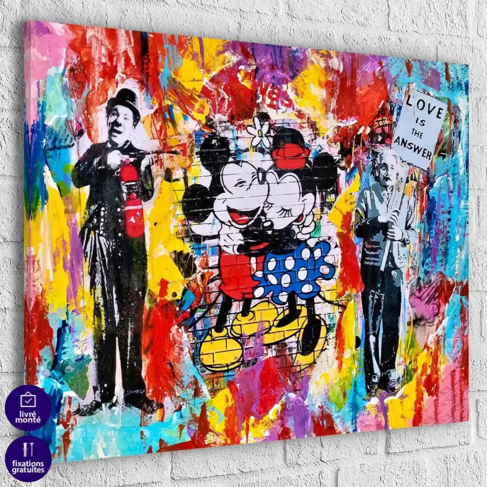 Tableau Street Art Love Me - Montableaudeco