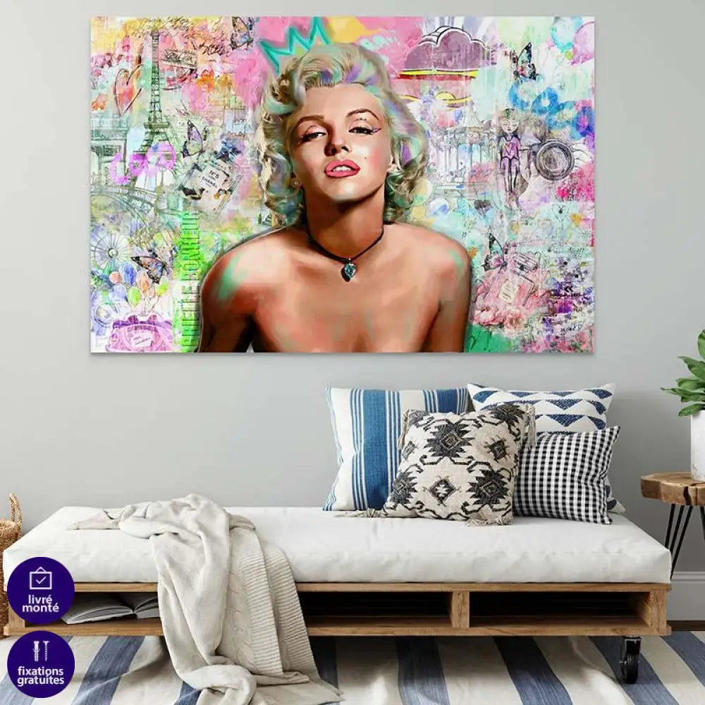 Tableau Street Art Marylin Monroe - Montableaudeco