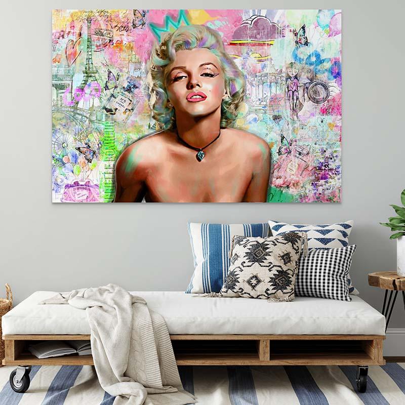 Tableau Street Art Marylin Monroe - Montableaudeco