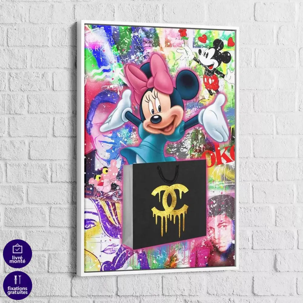 Tableau Street Art Minnie Bag - Montableaudeco