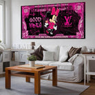 Tableau Street Art Minnie Good Vibes - Montableaudeco