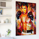 Tableau Street Art Mohamed Ali Graffiti - Montableaudeco