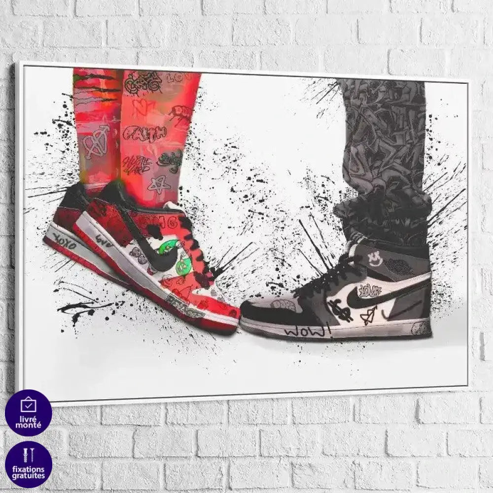 Tableau Street Art Nike Street - Montableaudeco