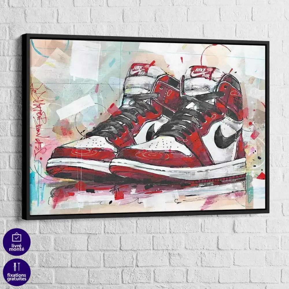 Tableau Street Art Nike Urbain - Montableaudeco